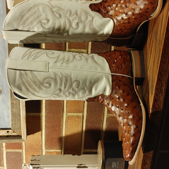 Ostrich Boots 11.5 NIB - Picture 3 of 8